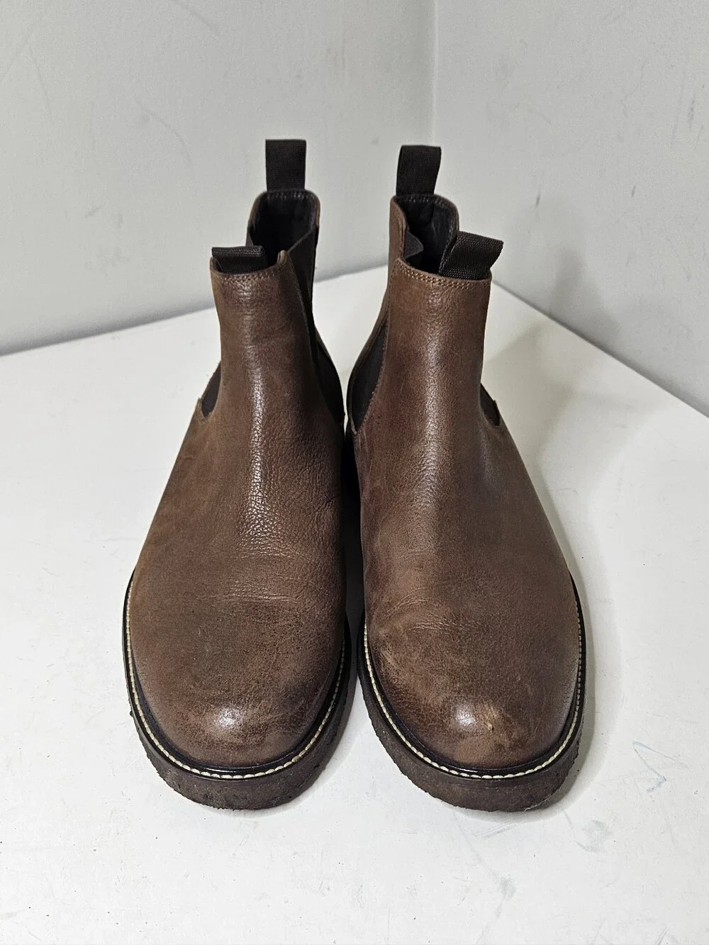Onward Reserve Highland Chelsea Boots Brown Men's Slip On Elastic Sides 8.5